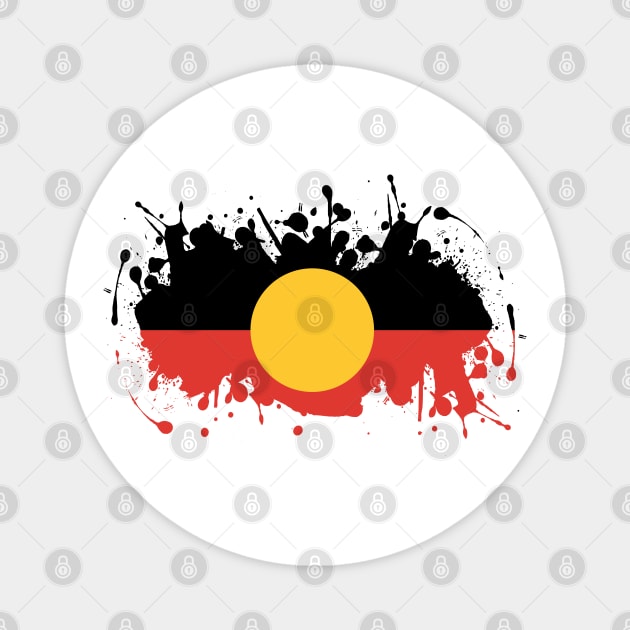 Aboriginal Flag Magnet by CF.LAB.DESIGN